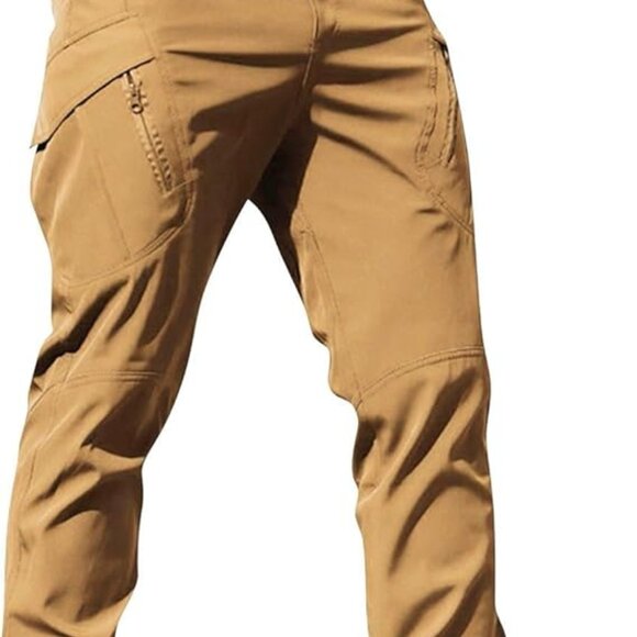 Men's Cargo Pants Water Resistant Relaxed Fit Hiking Work Baggy Pants Size XL - Picture 2 of 6